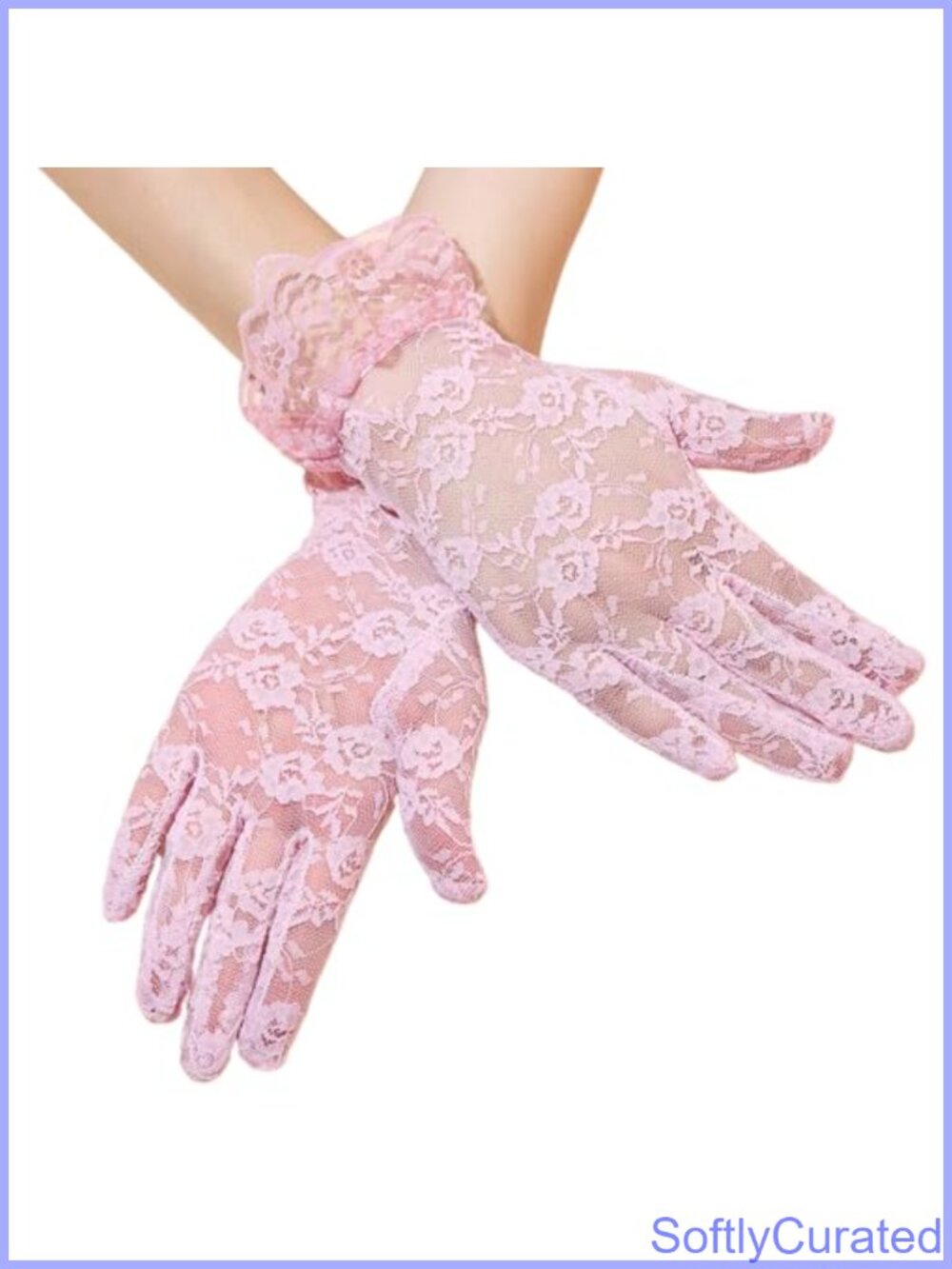 Lace Gloves Women Short Vintage Tea Party Elegant Summer Wedding